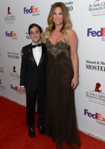 Gala co-founder Daisy Fuentes and patient Stephan