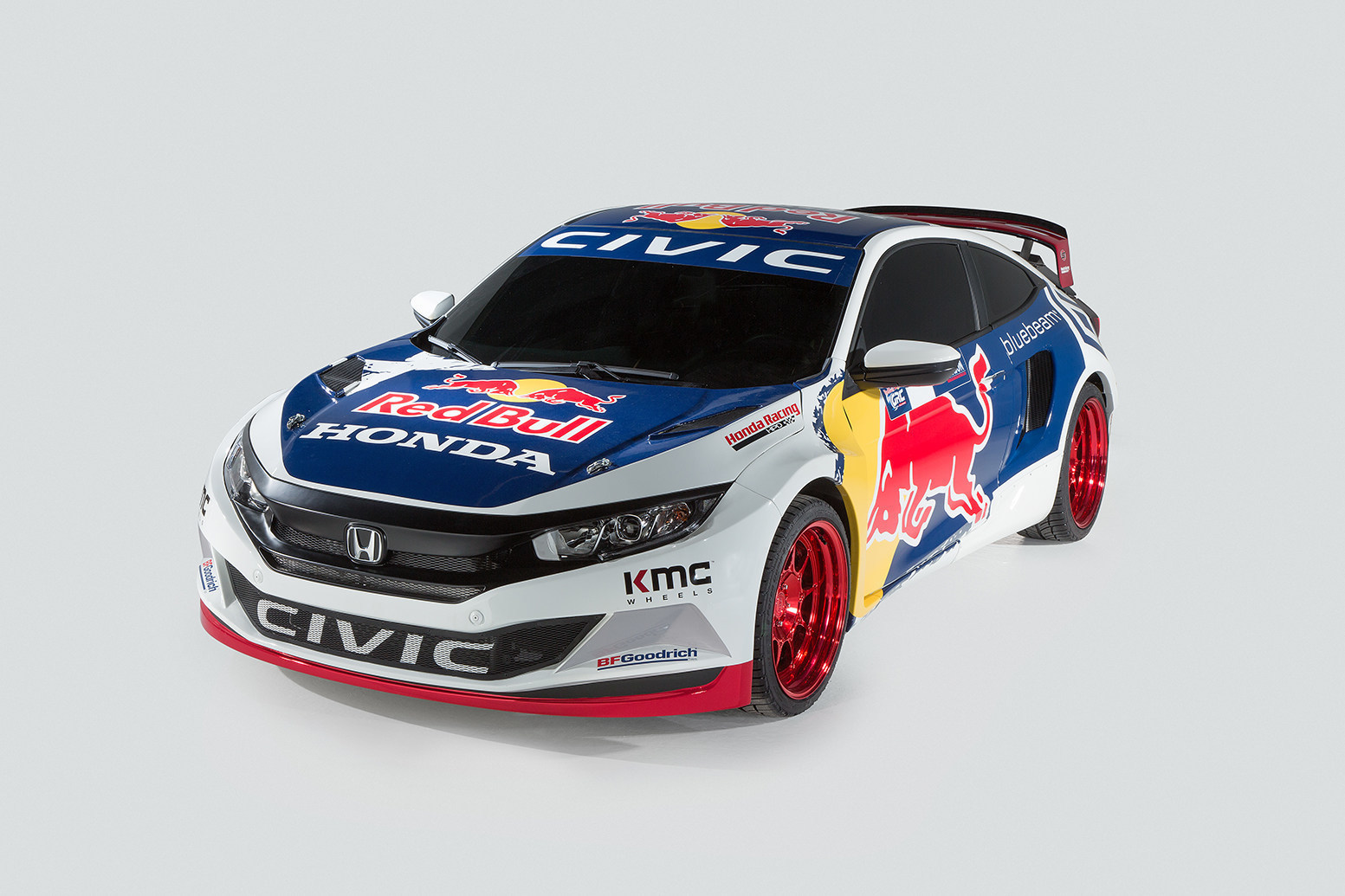 Honda Debuts 2016 Civic Coupe Racing Livery To Compete In 2016 Red Bull