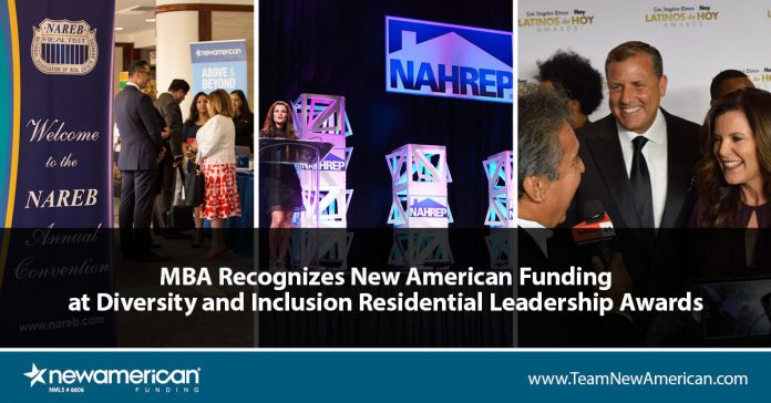MBA Recognizes New American Funding at Diversity and Inclusion Awards