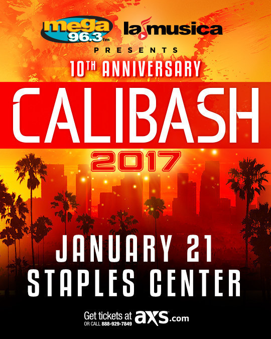 Don Omar, Nicky Jam, Prince Royce, Gente de Zona and more top artists to perform at the special 10th anniversary edition of Calibash - the leading latin urban music concert in the world