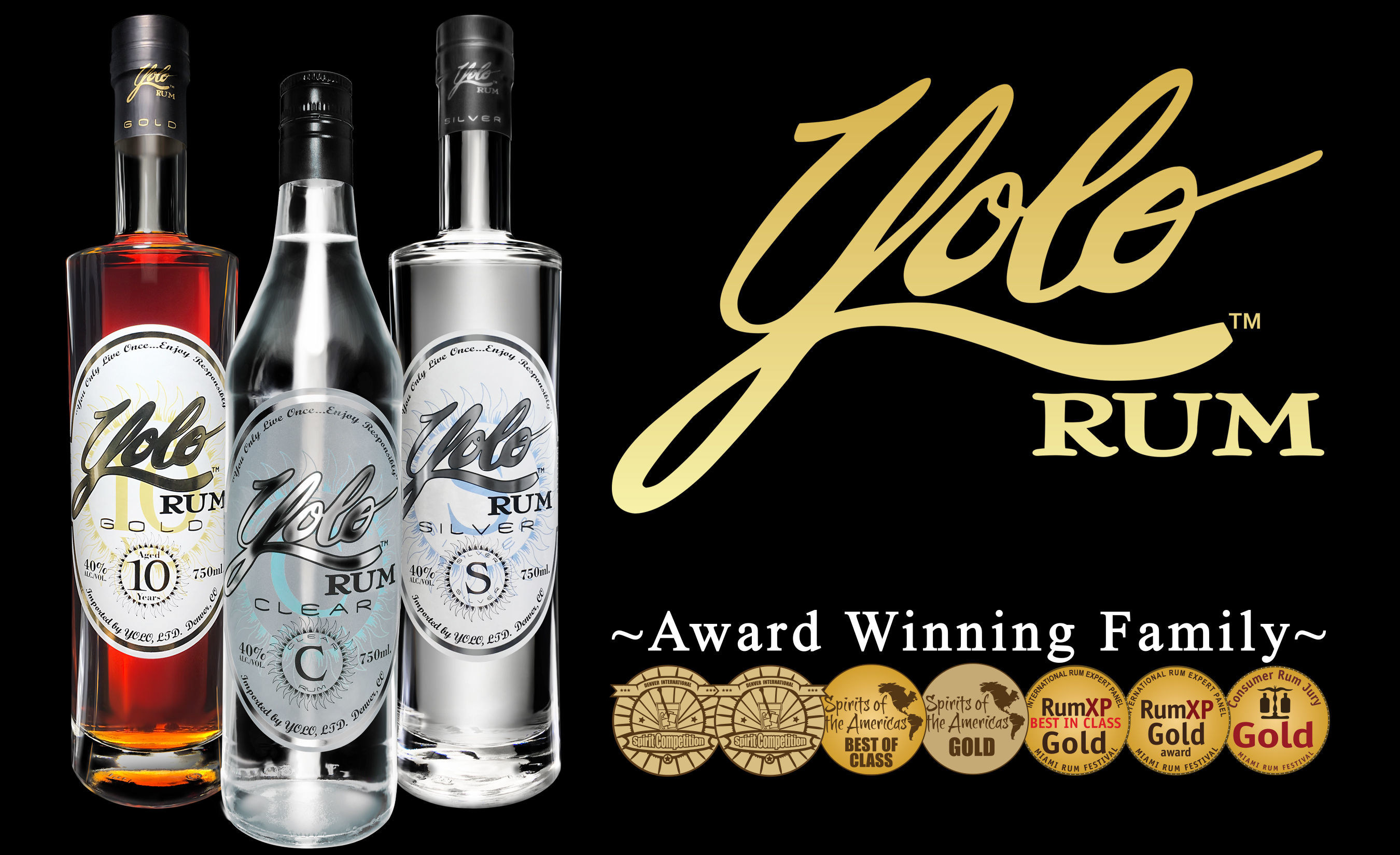 Yolo Rum Gold Wins Gold in 2017 Spirits Tasting Competition at 74th