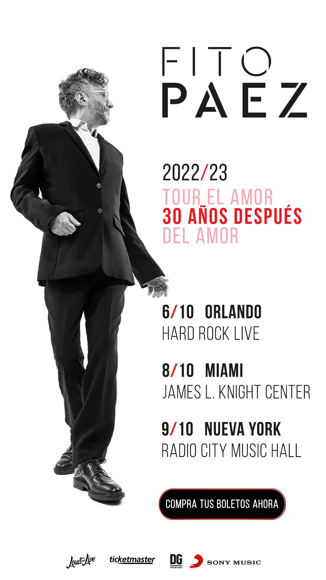 Fito Paez Announces His Tour “el Amor 30 AÑos DespuÉs Del Amor Tour” Hispanic Pr Wire 