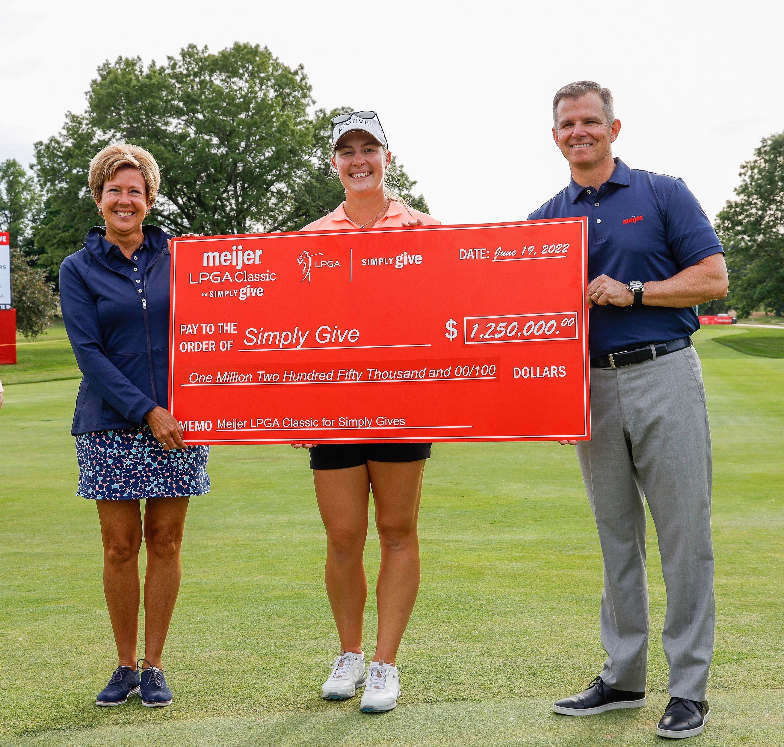 Meijer LPGA Classic for Simply Give Raises RecordSetting 1.25 Million