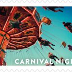 U.S. Postal Service Reveals Additional Stamps for 2024 – Carnival Nights Stamp – Image Credit: U.S. Postal Service