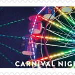 U.S. Postal Service Reveals Additional Stamps for 2024 – Carnival Nights Stamp – Image Credit: U.S. Postal Service