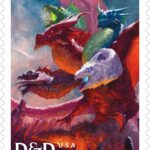 U.S. Postal Service Reveals Additional Stamps for 2024 – Dungeons & Dragons Stamp – Image Credit: U.S. Postal Service