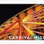 U.S. Postal Service Reveals Additional Stamps for 2024 – Carnival Nights Stamp – Image Credit: U.S. Postal Service