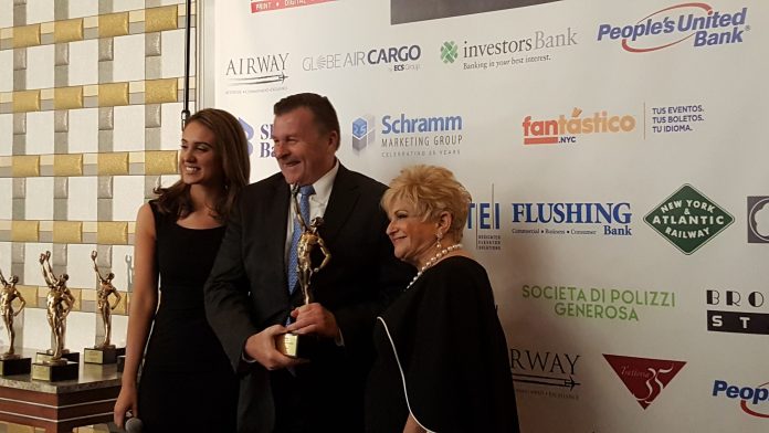 (Left to Right): Shannan Ferry, Anchor/Reporter, Spectrum News NY1; Joe Schramm, Managing Partner & President, Schramm Marketing Group; Vicki Schneps, President of Schneps Communications.