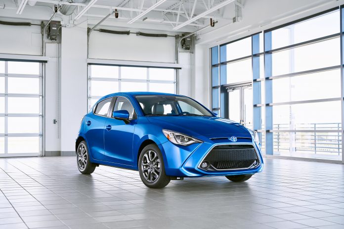 The all-new 2020 Toyota Yaris Hatchback combines technology, cargo capacity and practicality.