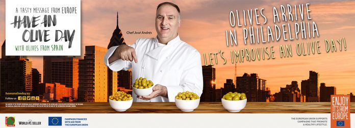 “Have an Olive Day” campaign comes to Philadelphia with prestigious chef José Andrés