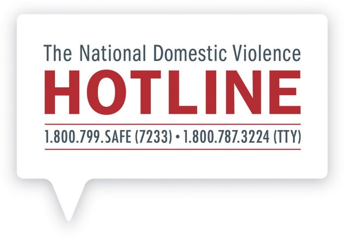 National Domestic Violence Hotline logo -- Operating around the clock, seven days a week, 24/7, confidential and free of cost, the National Domestic Violence Hotline (NDVH) provides lifesaving tools and immediate support to enable victims to find safety and live lives free of abuse.