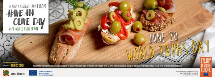 Have An Olive Day Ambassador Chef Jose Andres introduces irresistible olive Tapas recipes to mark 'World Tapas Day' (PRNewsfoto/Olives from Spain)
