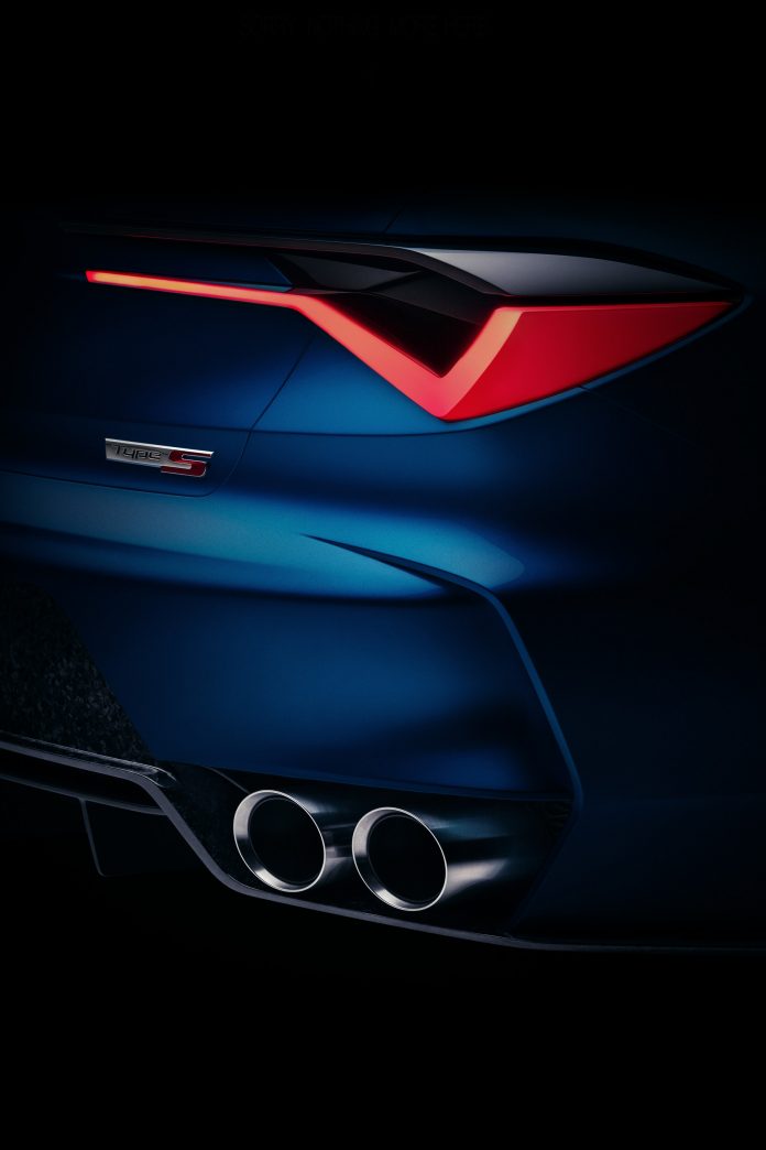 The Type S Concept sets the design direction for the return of Type S performance variants to the Acura lineup in the years ahead, delivering a striking expression of Acura performance with a powerful stance and expressive silhouette.