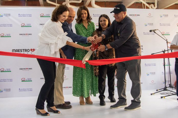 Marc Anthony and Henry Cardenas, co-Founders of The Maestro Cares Foundation, announce along with its partners and supporters the opening of 4 projects serving 1000+ orphaned and disadvantaged children in El Salvador, Guatemala and Colombia