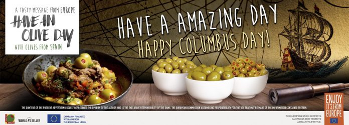 Discover a new culinary world with Olives from Spain to celebrate Columbus Day