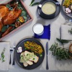 Dale un toque mexicano a tu cena de acción de gracias con esta receta de Pavo en Salsa Suiza preparada con leche verdadera