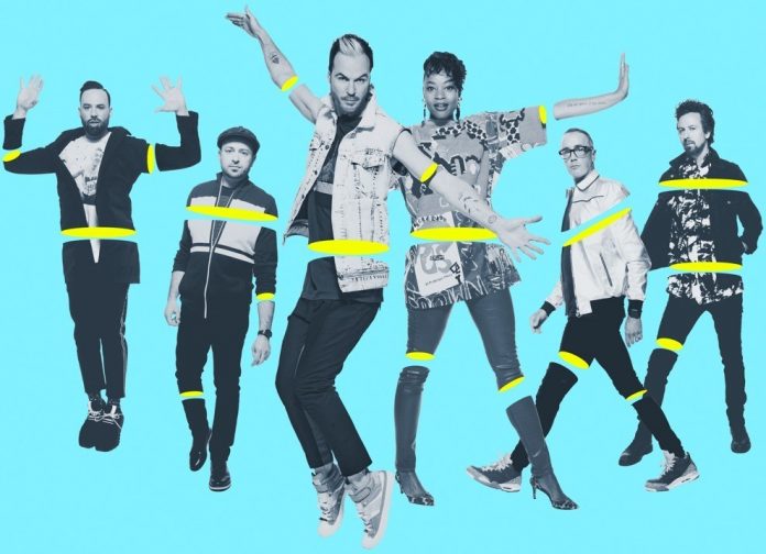 Photograph of world renowned, multi-platinum selling band ‘Fitz and the Tantrums’. Headliners for Saturday, February 1st at Super Bowl LIVE presented by Verizon.