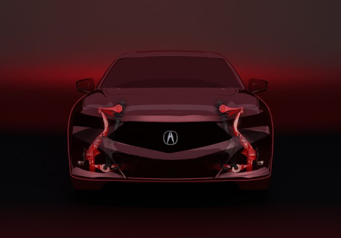 2021 Acura TLX Built on Dedicated Sport Sedan Architecture with Double Wishbone Front Suspension
