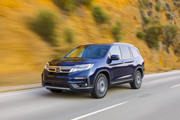 The 2021 Honda Pilot is arriving at dealerships today with a new Special Edition (SE) trim, standard 9-speed transmission with paddle shifters, standard dual-zone climate control, and a new Platinum White Pearl color available for the Black Edition trim. The 2021 Pilot LX with 2-wheel drive and standard Honda Sensing® safety and driver-assistive technology carries a starting MSRP of $32,250.