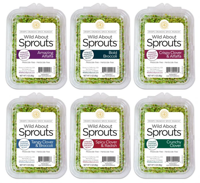Enjoy all six colorful, flavorful, crunchy varieties of Wild About Sprouts!