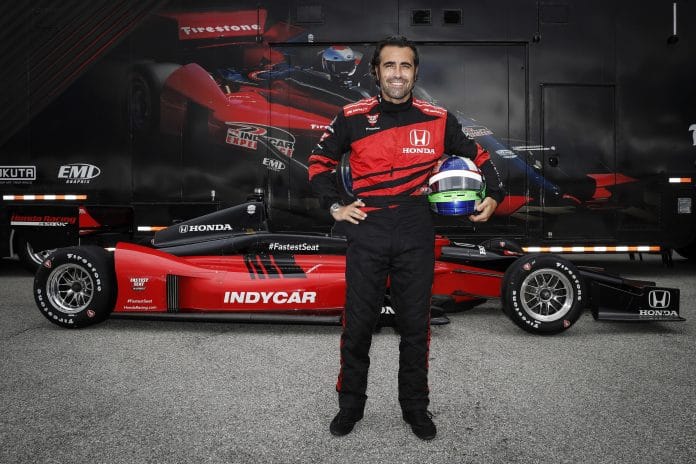 Three-time Indianapolis 500 winner and four-time series champion Dario Franchitti will return to the cockpit this weekend at World Wide Technology Raceway, as the former Indy car star takes the controls of Honda’s “Fastest Seat in Sports” two-seat Indy car prior to the start of Sunday’s NTT INDYCAR SERIES race on the 1.25-mile oval.