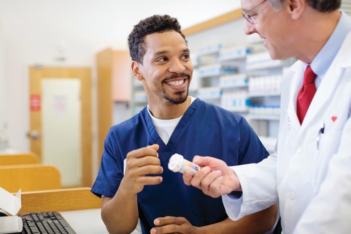 CVS Health pharmacist and pharmacist technician.