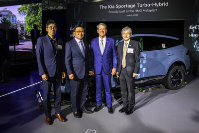 KIA AMERICA AND HYUNDAI MOTOR GROUP METAPLANT AMERICA CELEBRATE PRODUCTION OF THE 2027 KIA SPORTAGE HYBRID